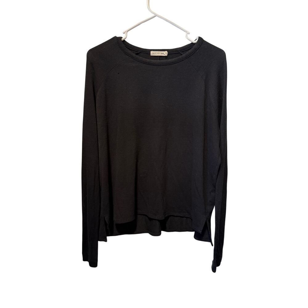 Rag & Bone Jean Scoop Neck Long Sleeve Lightweight Sweater Size S